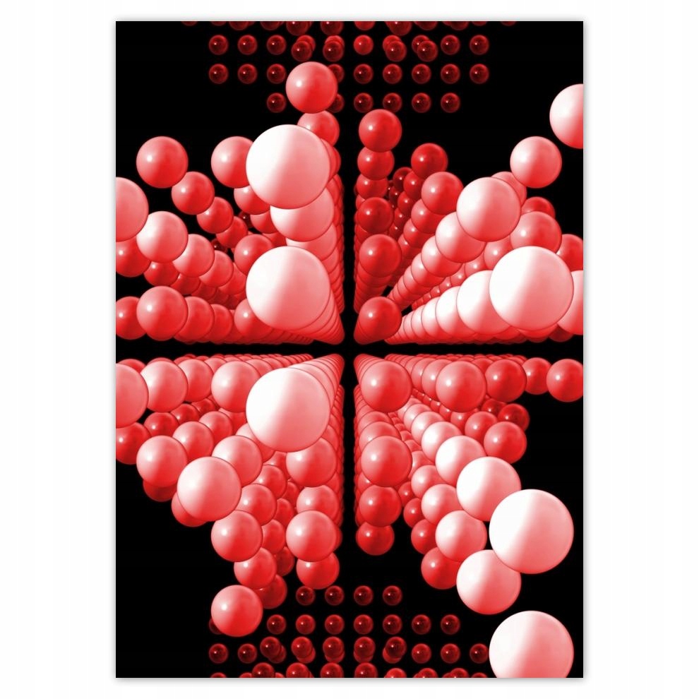 

Naklejki 50x70 Czerwone kulki Matrix