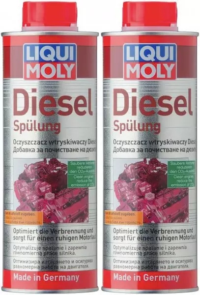 LIQUI MOLY DIESEL SPULUNG CZYŚCI WTRYSKI 2x 2666 Waga produktu z opakowaniem jednostkowym 5 kg