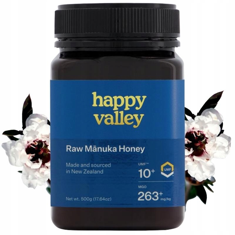 Happy Valley Miód Manuka UMF10+ (MG263+) 500g