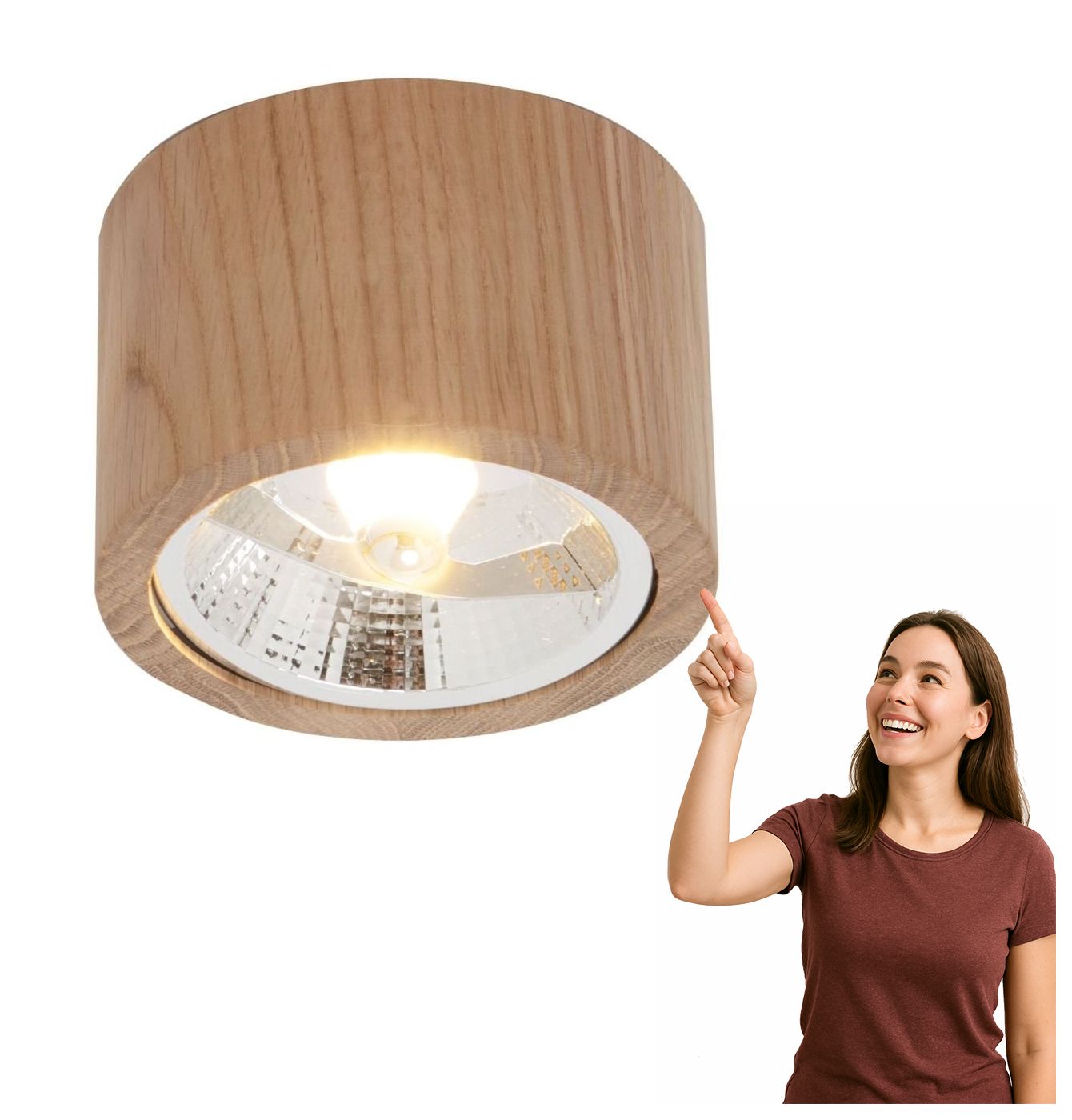 Spotové nástěnné svítidlo Oak 3010103 Zuma Line