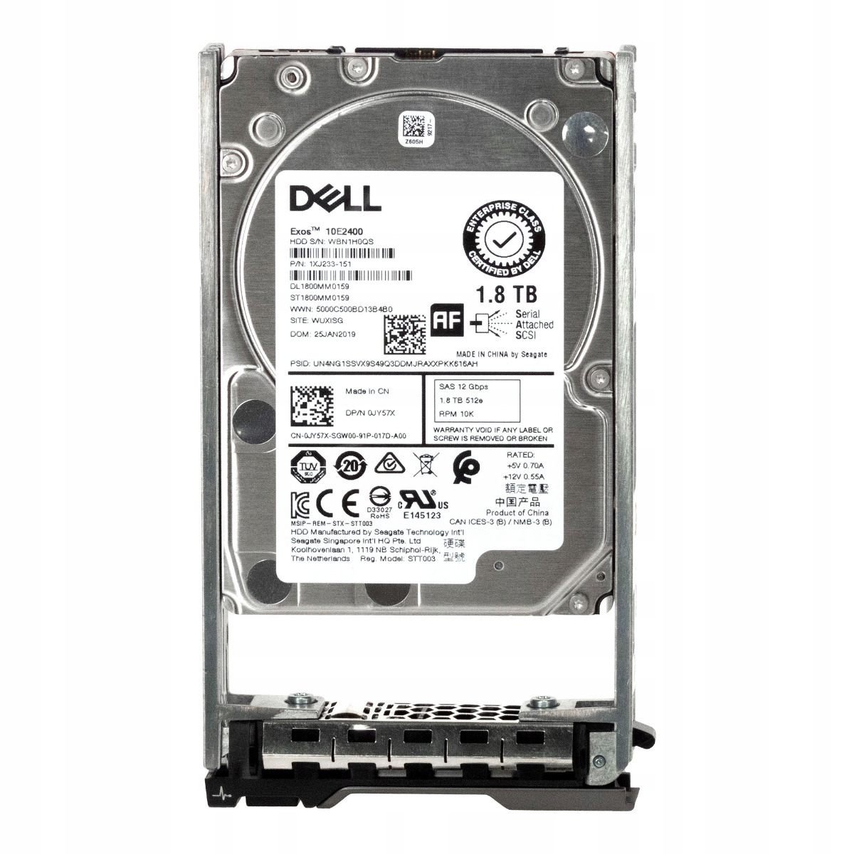 Dell 0JY57X 1,8TB SAS-3 10K 256MB 2,5'' ST1800MM0159