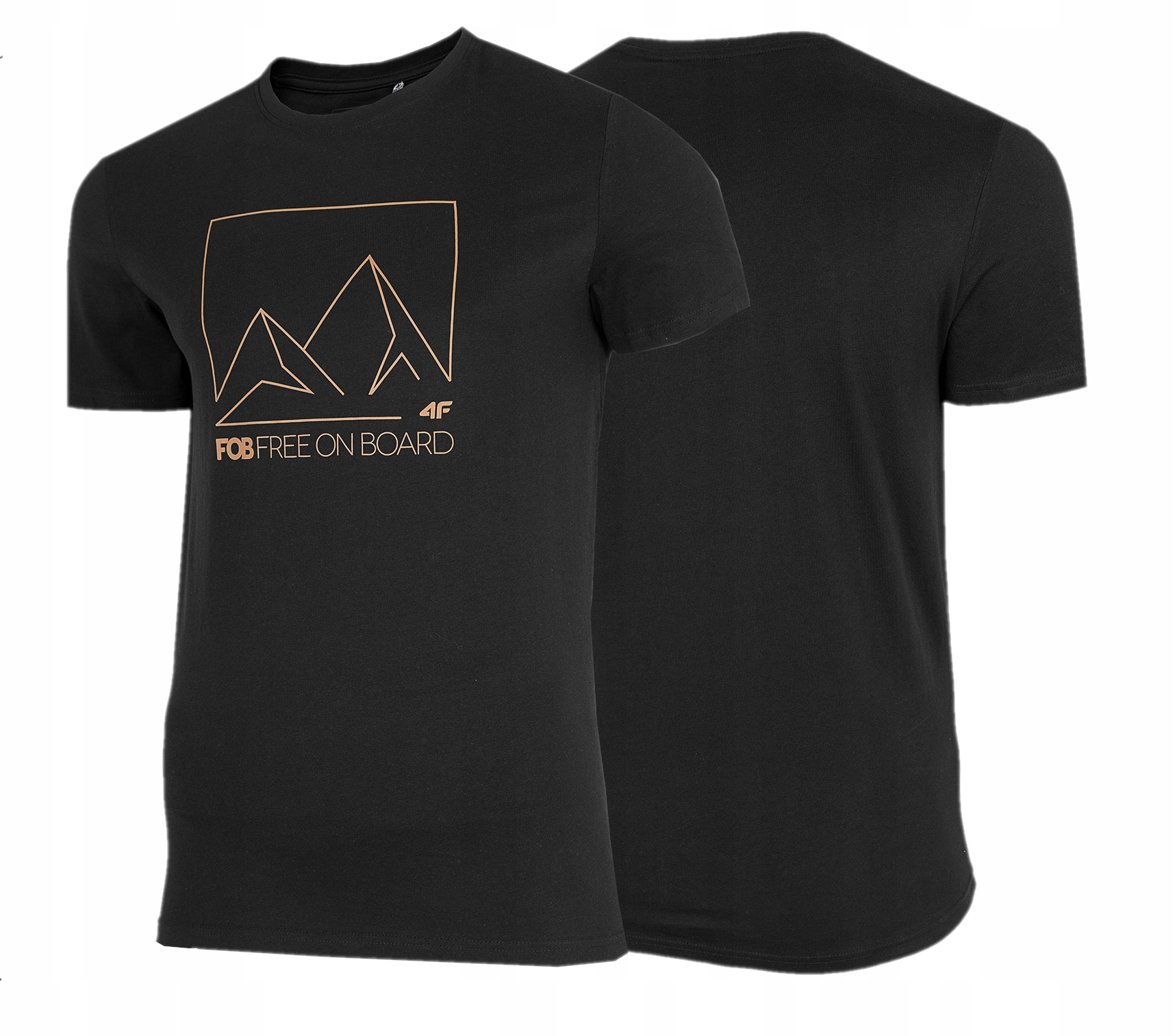

4F T-shirt Męski Z Nadrukiem Koszulka Bawełna 3XL