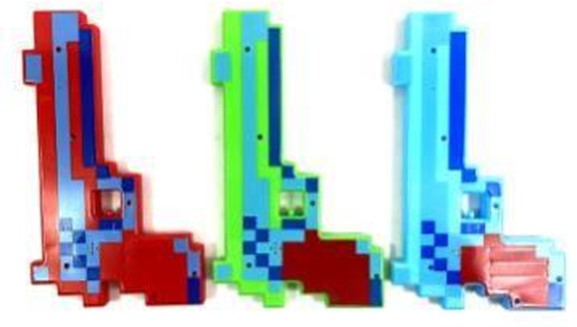 PISTOLET MINECRAFT LED DZWIĘK