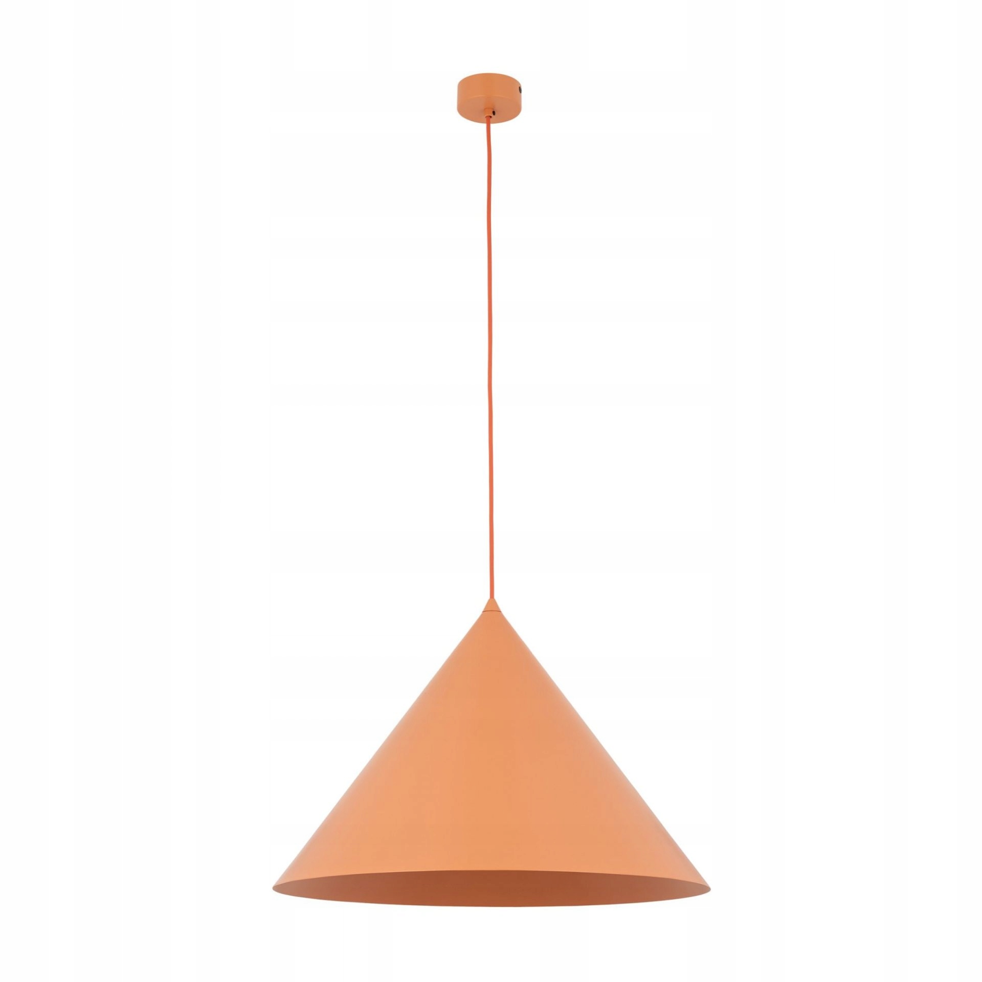 Závesná lampa Závesný luster Oranžový Kov E27 Cono XL Stôl Tk Lighting