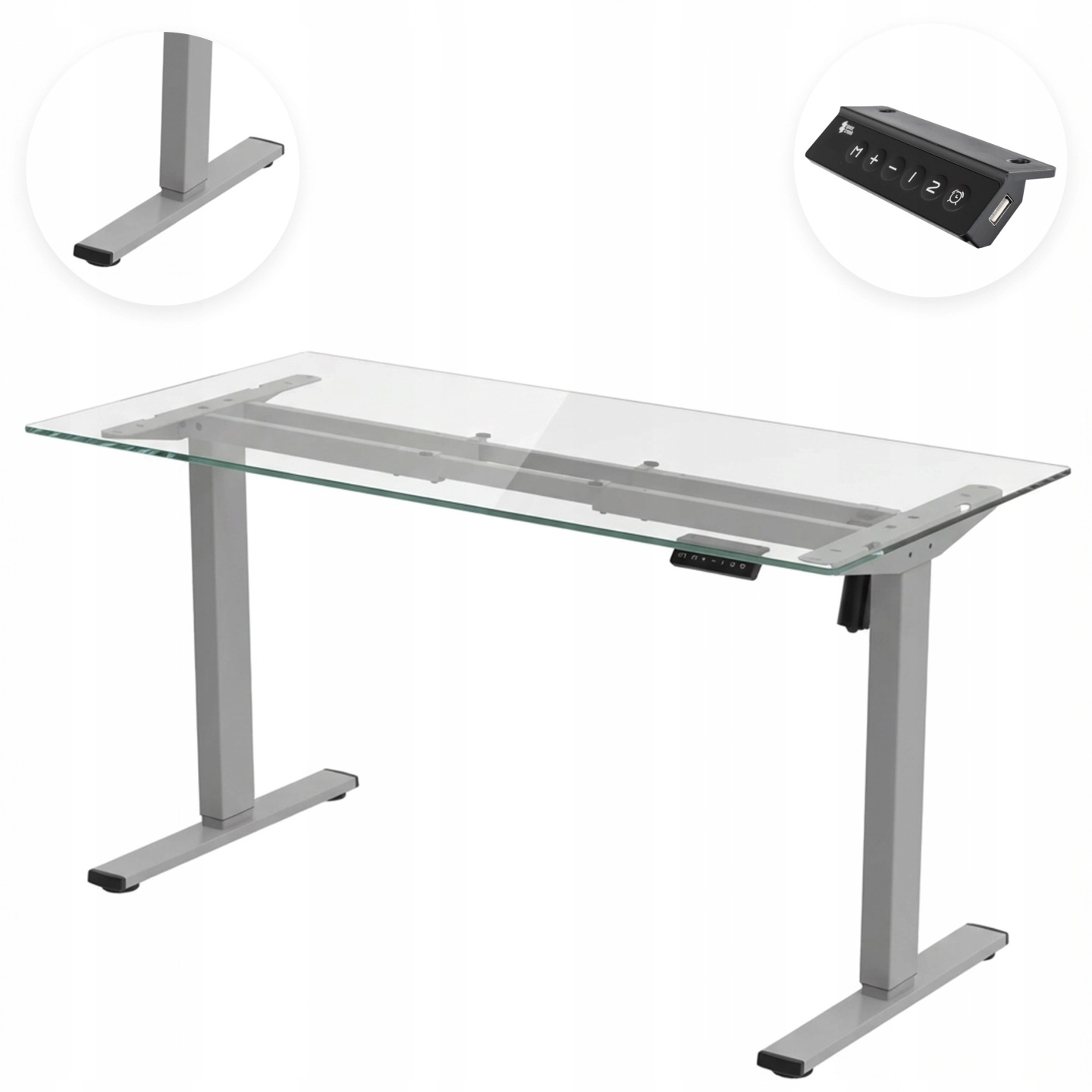 Elektrický stojan k psacímu stolu 100 Nastavitelný Dvojitý Držák Spacetronik