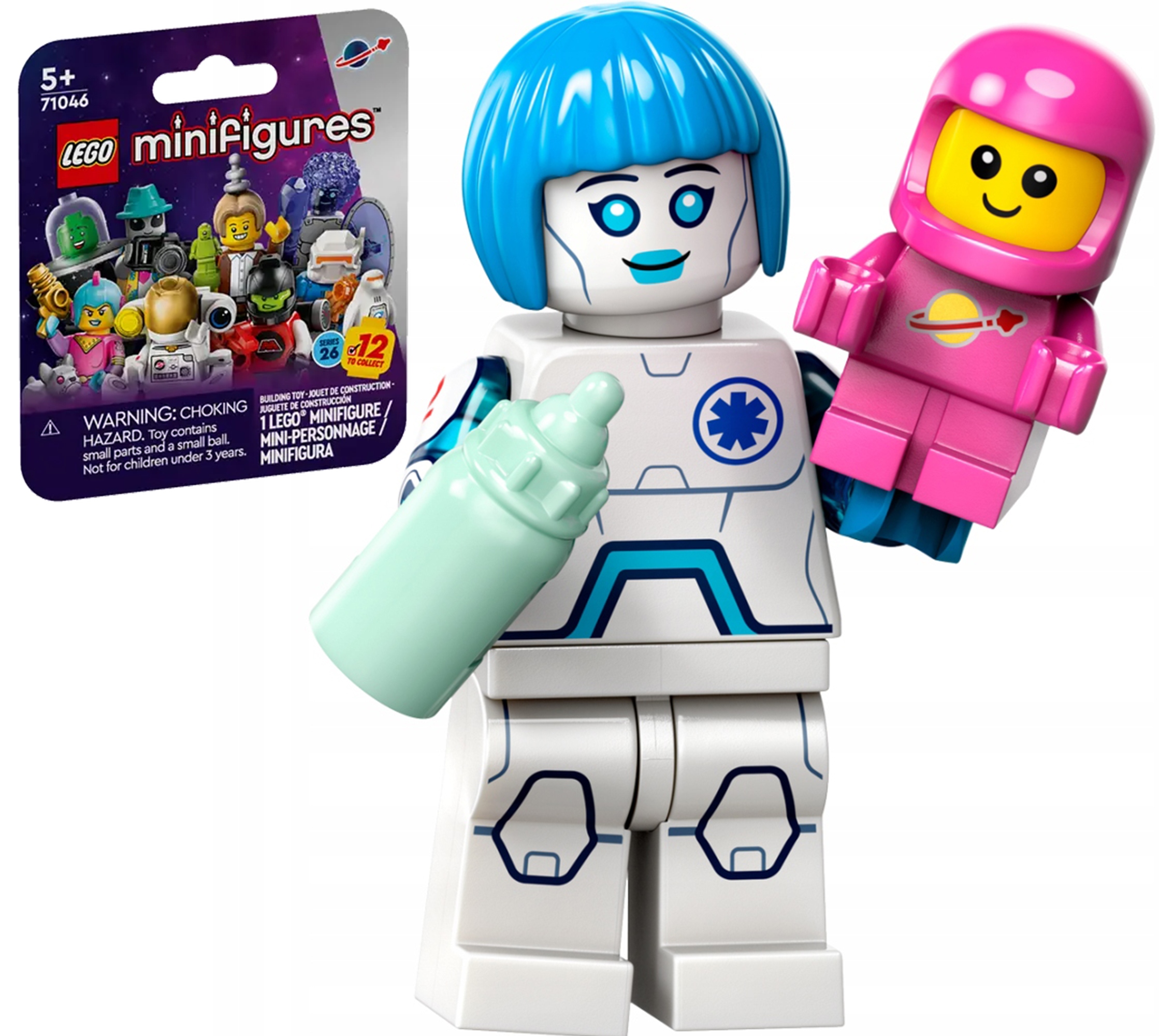 Lego Minifigures 71046 Kosmos Seria 26 Android-pielęgniarka
