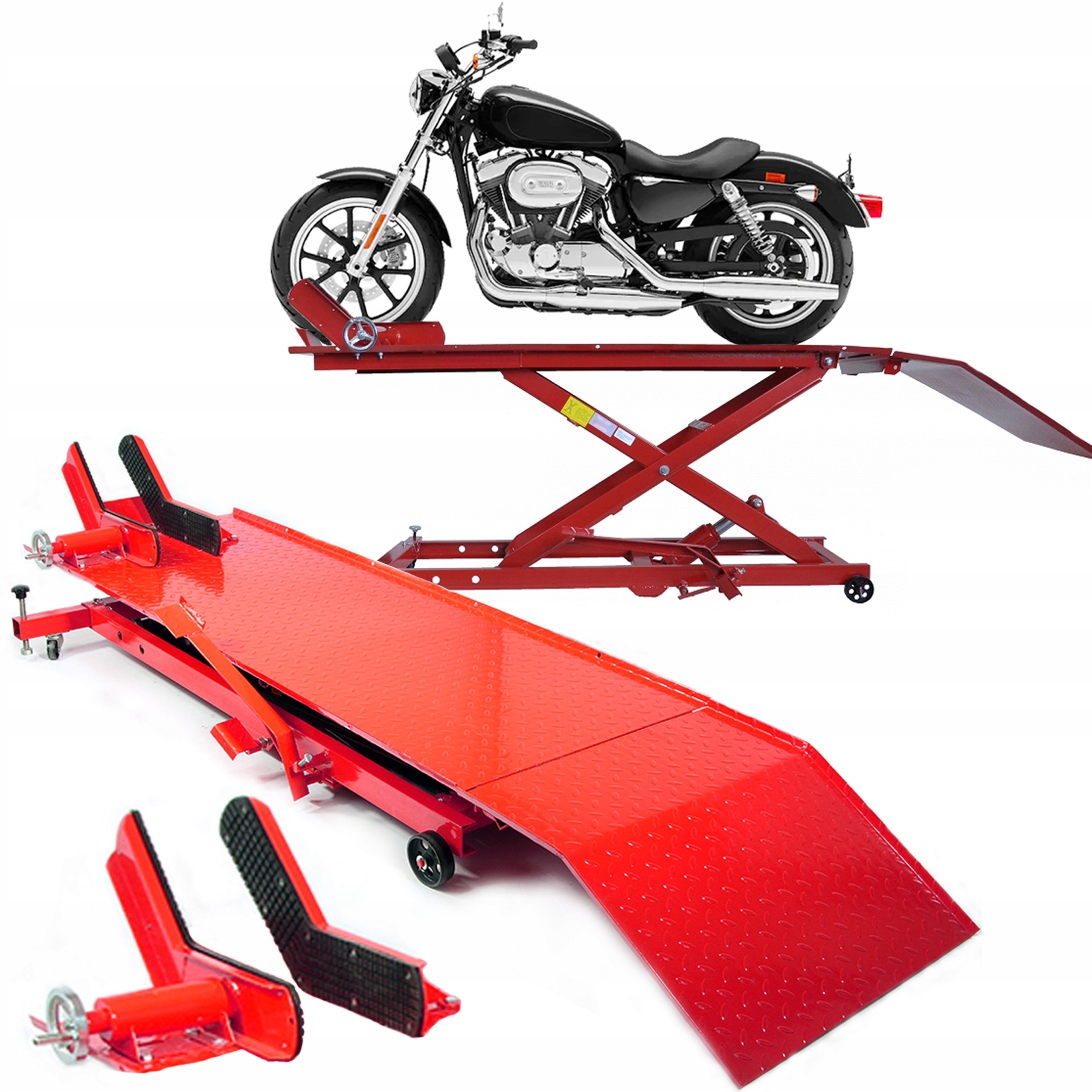 Platformowy podnosnik motocyklowy PLATFORMA RAMPA