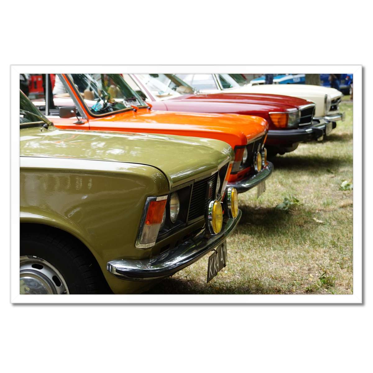 Plakáty v rámu 60x40 Velký Fiat 125p Halogeny