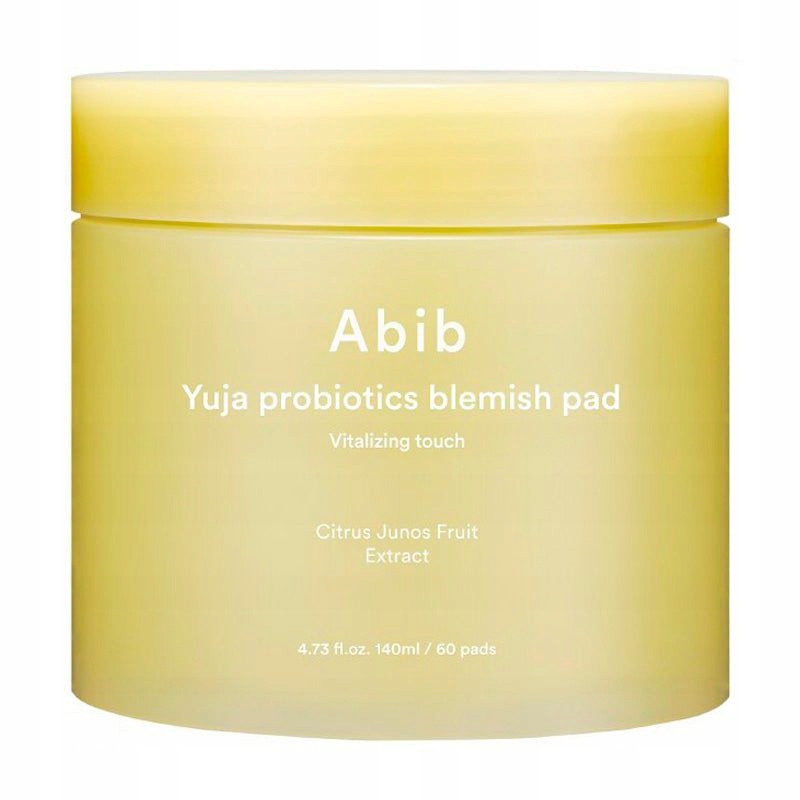 Abib Yuja Probiotics Blemish Pad Vitalizační Pleťové Polštářky 60 Ks