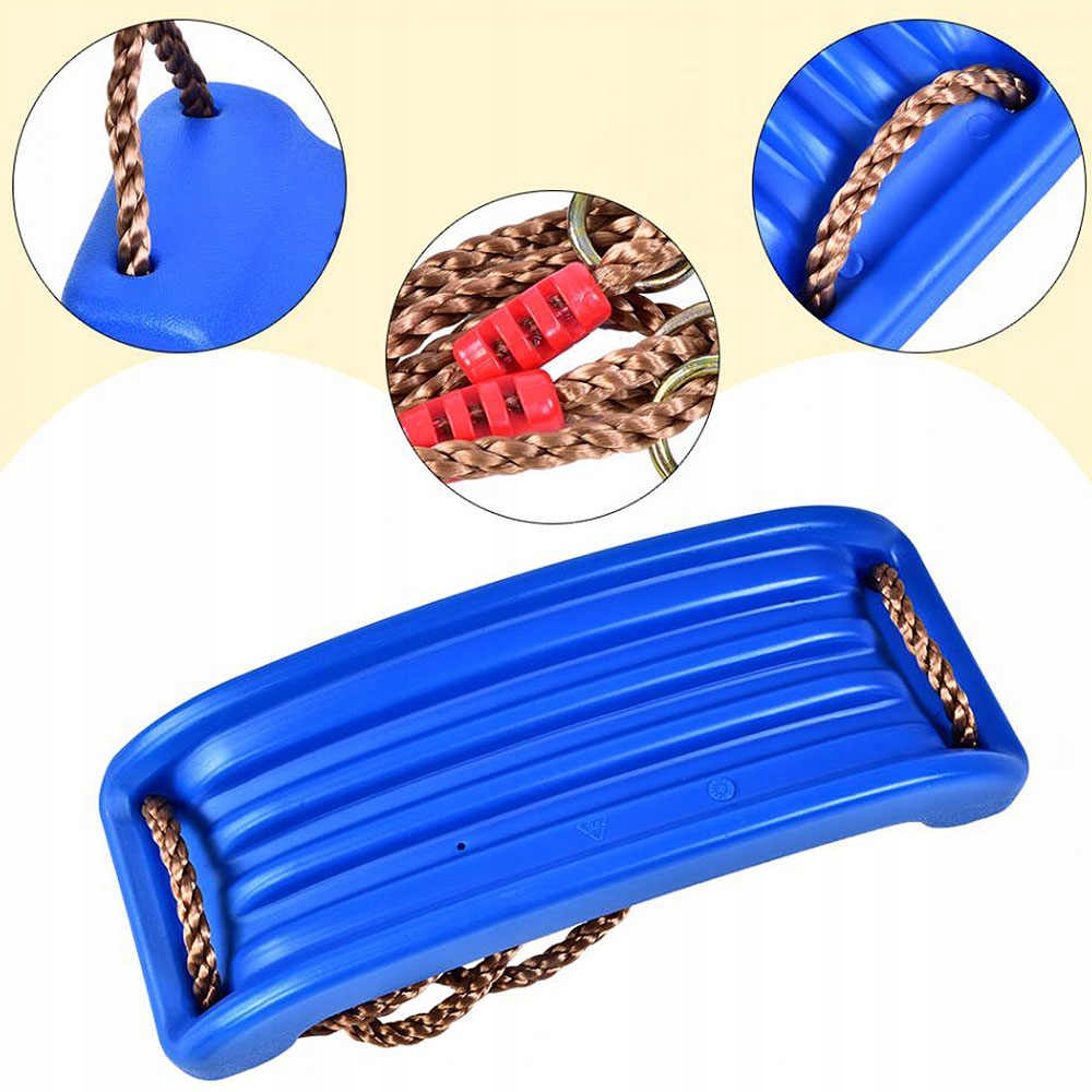 HUŚTAWKA DESKA ŁAWECZKA DLA DZIECI OGRODOWA DOMOWA NIEBIESKA Rodzaj wisząca