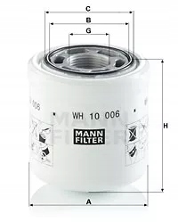 Mann-Filter WH 10 006 фільтр, робоча Сантехніка