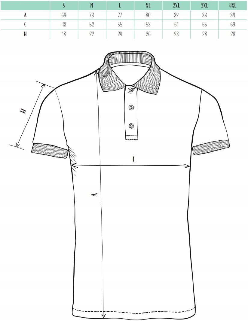 MALFINI PICCOLIO JOY P21 męska koszulka polo L Wzór dominujący bez wzoru