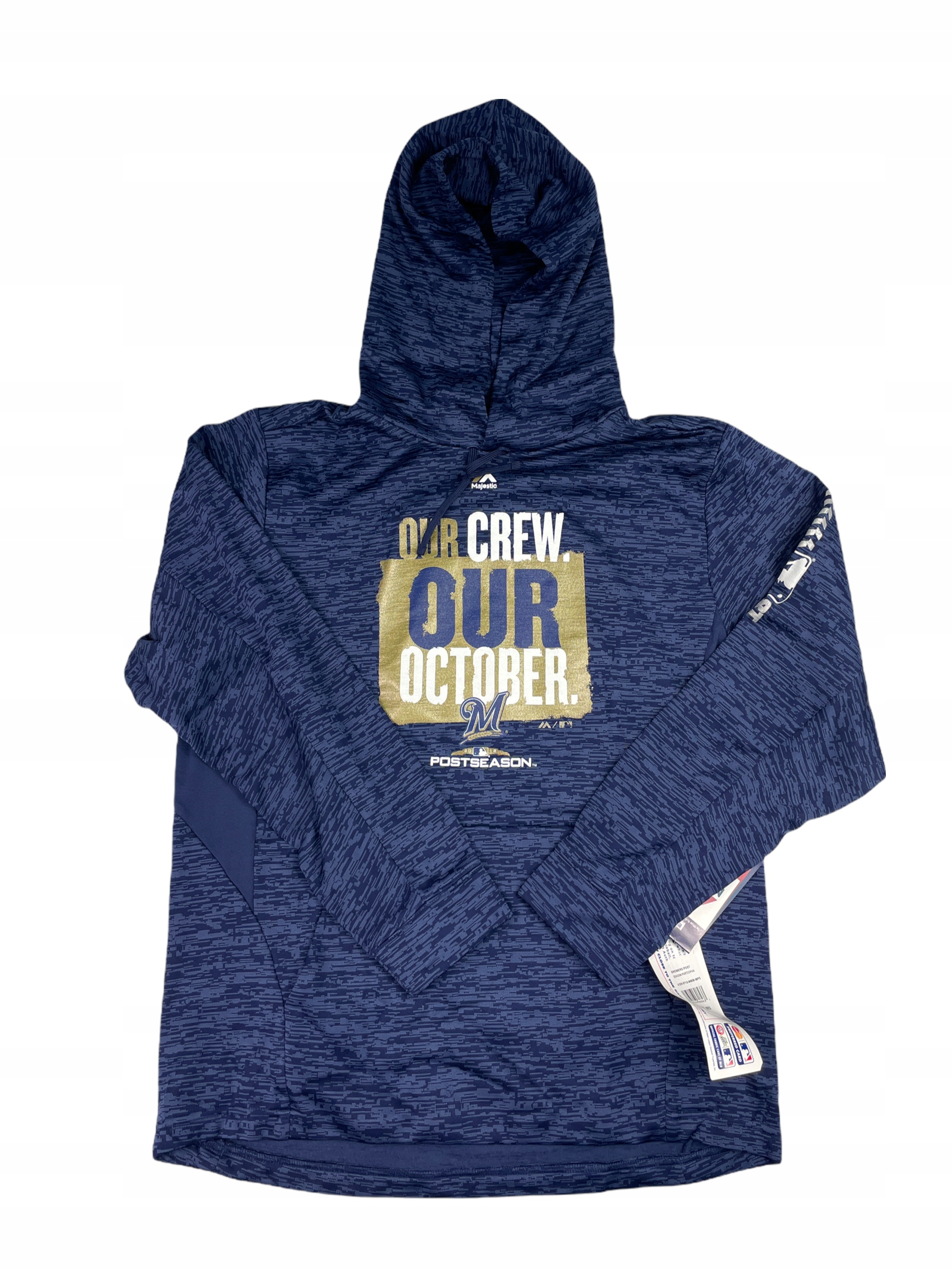 Pánská mikina kapuce Our Crew Majestic Mlb M