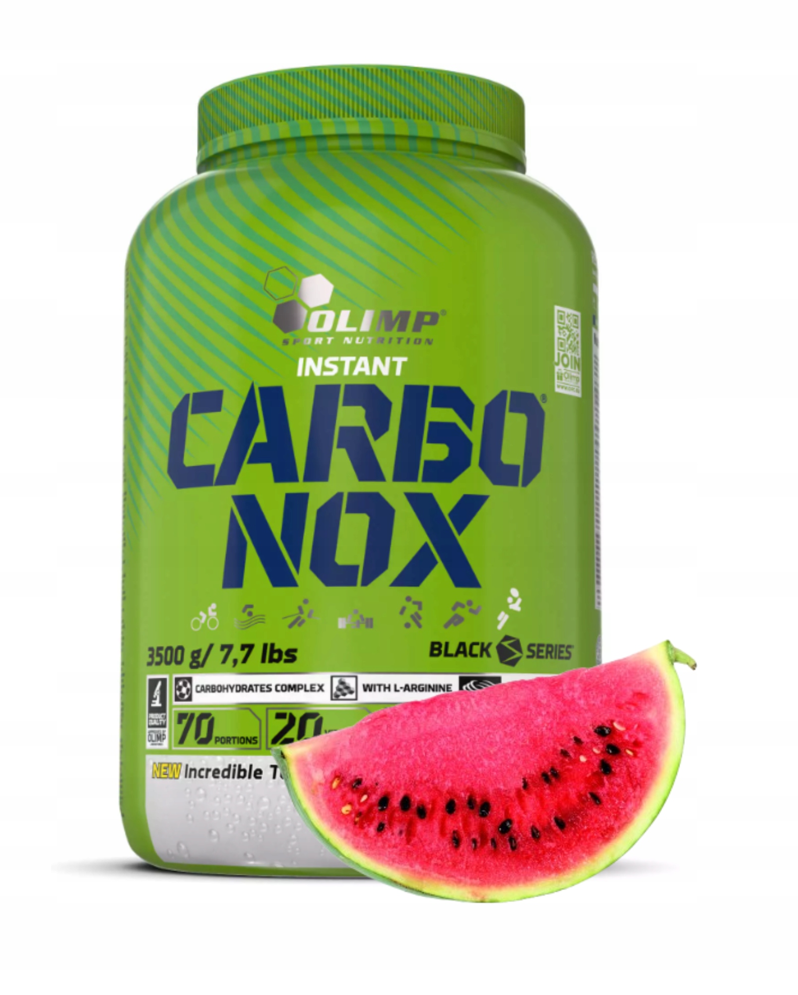 Olimp Carbonox 3500 g Watermelon Sacharidy Cardo Síla Energie Únava