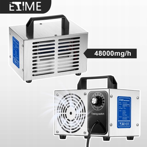 GENERATOR OZONU OZONATOR MOCNY DO ETIME DOMU SAMOCHODU 48 000 MG/H Timer Marka Bitom