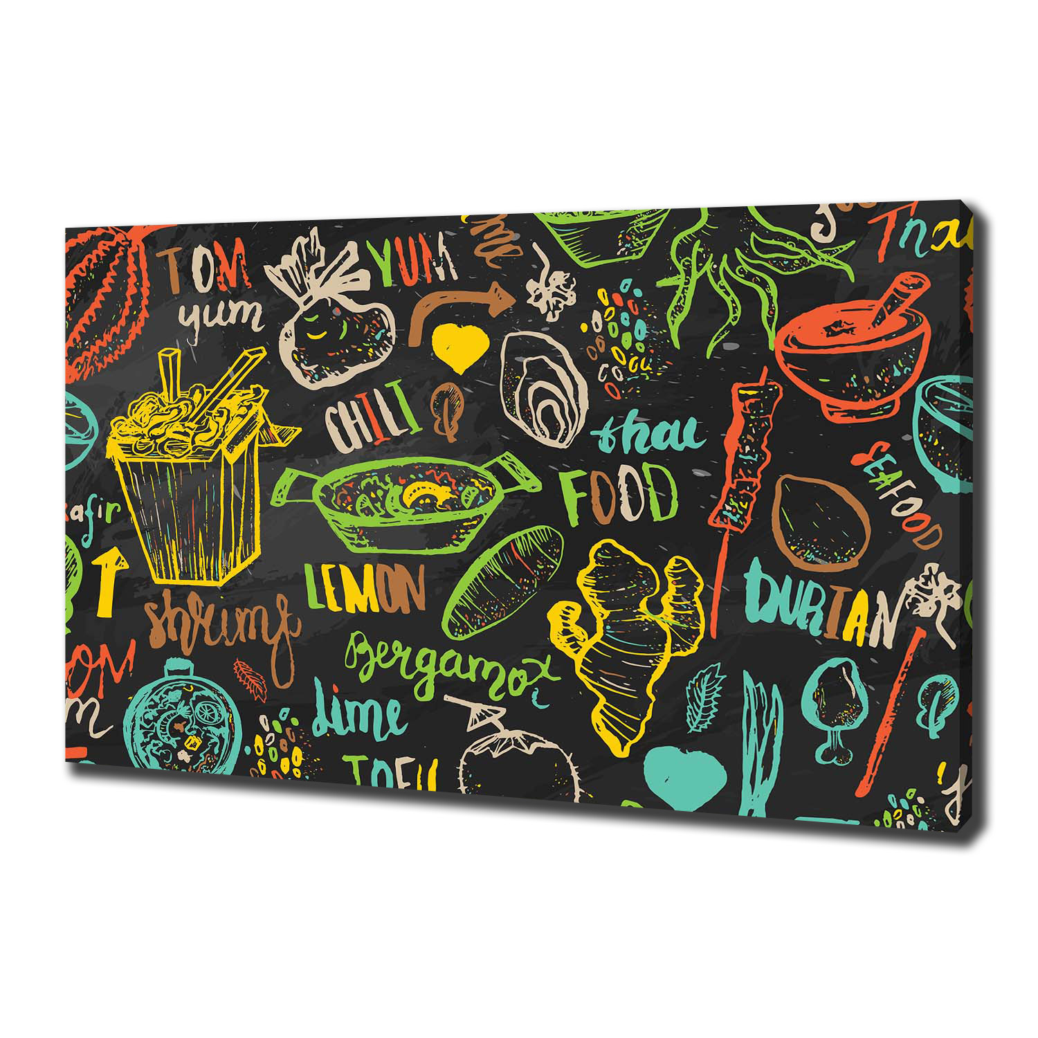 

Foto obraz na płótnie Tajskie jedzenie 100x70 cm