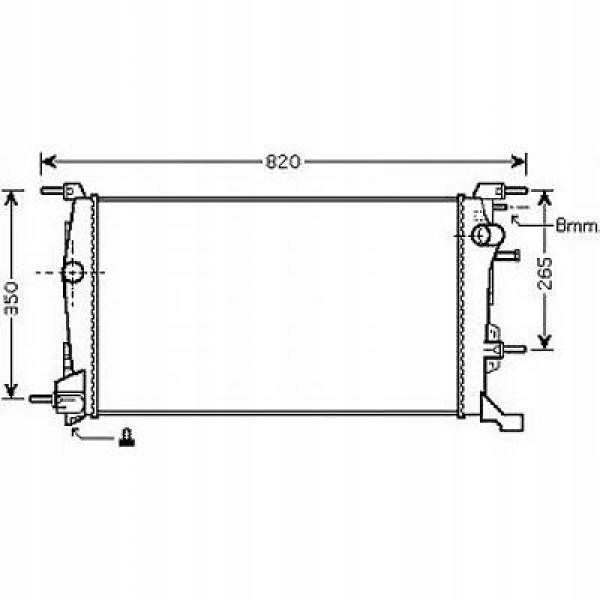 Chłodnica Renault Megane 3 11.2008-
