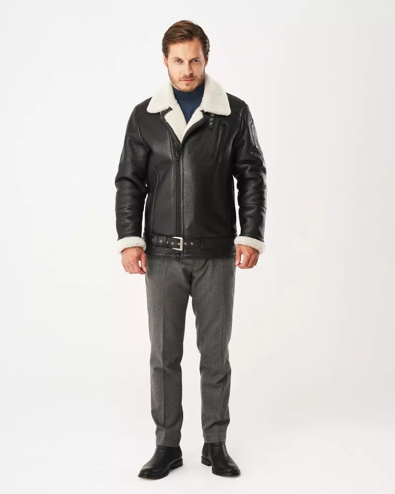 Kożuch męski Thomas zimowa ramoneska L Rozmiar L