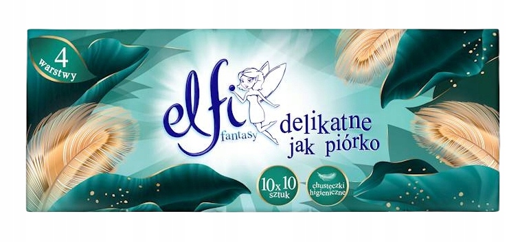 

Chusteczki higieniczne Elfi 4 warstwy mocne