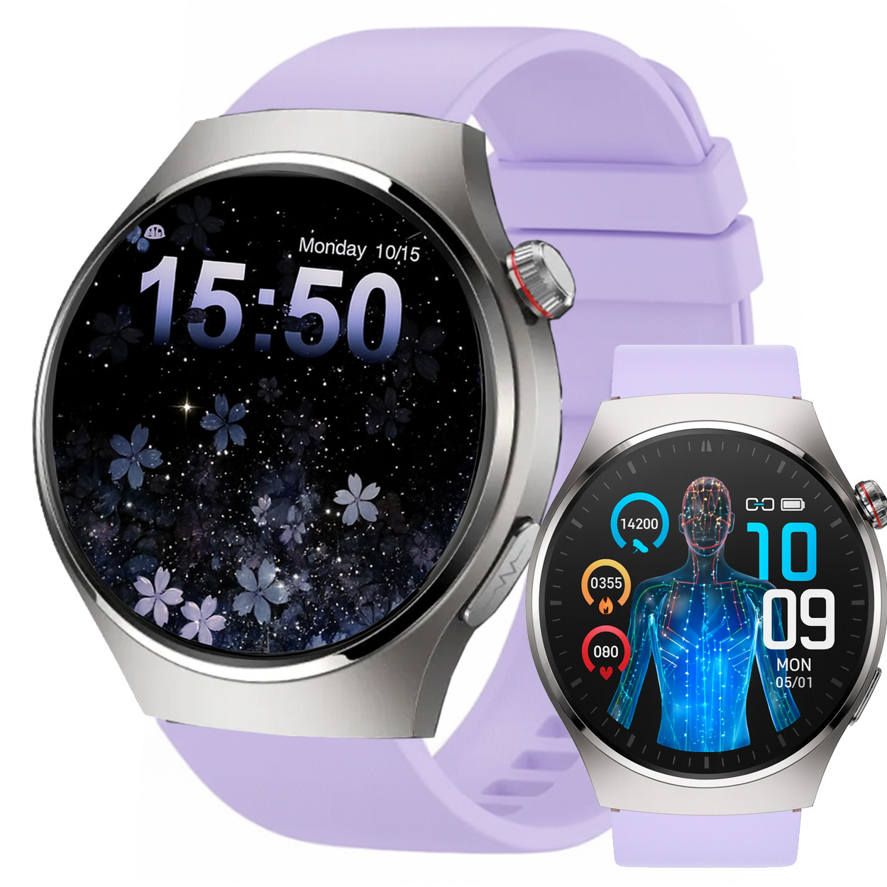 Chytré Hodinky Kyslík, tepová frekvence Bt připojení teploměr