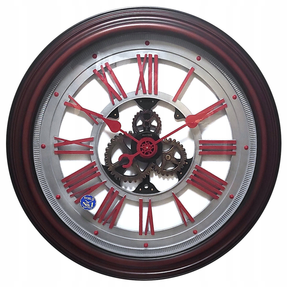 Veľmi Veľké Efektné Nástenné Hodiny Rhythm 76 cm