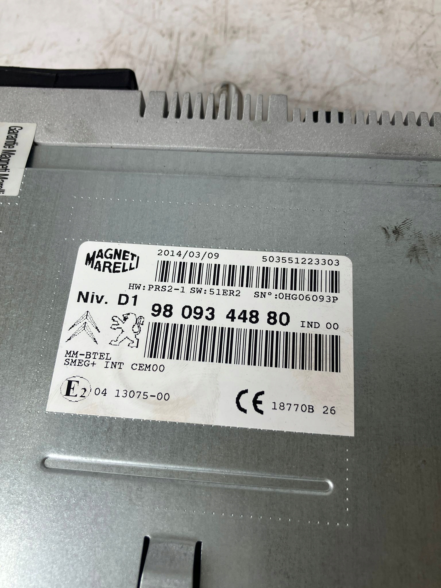 RADIO Navigation C4 PICASSO II 9809344880