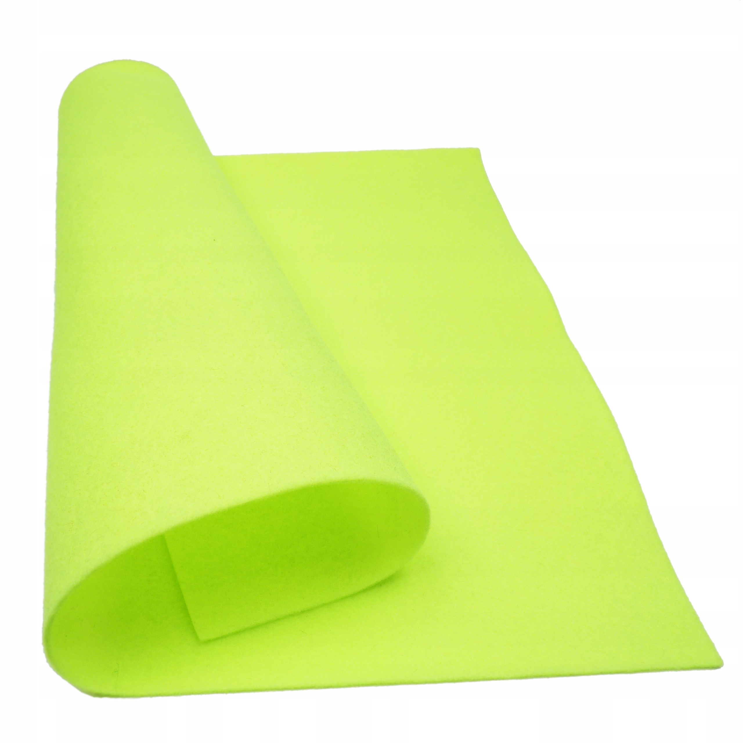 Filc 2mm, akrylowy, 30x40cm- Zieleń neonowa