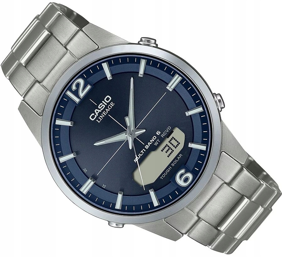 Titanové Pánské Hodinky Casio LCW-M170TD-2A Solar Řízené Dcf 39MM Premium