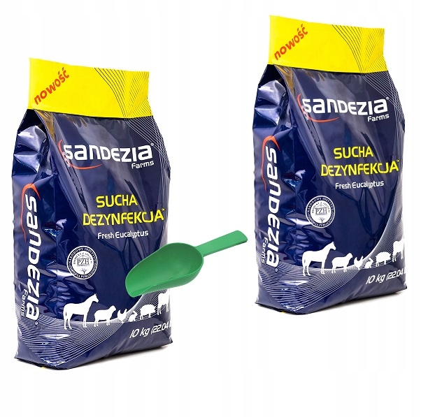 Přípravek pro suchou dezinfekci na viry, bakterie Sandezia 20 kg lopatka