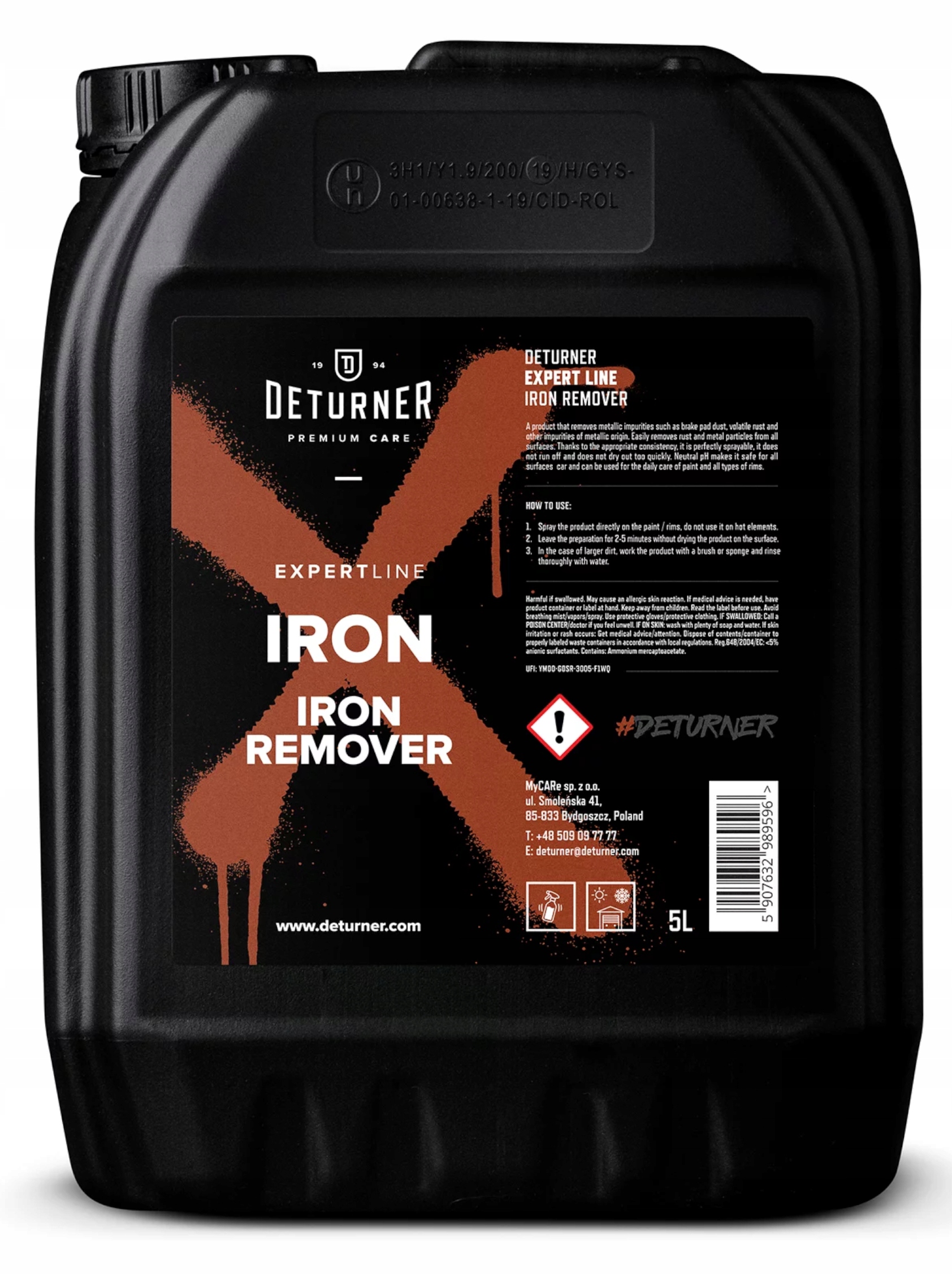 Deturner Xpert Line Iron - Do lakieru felg 5000 ml Pojemność opakowania 5000 ml