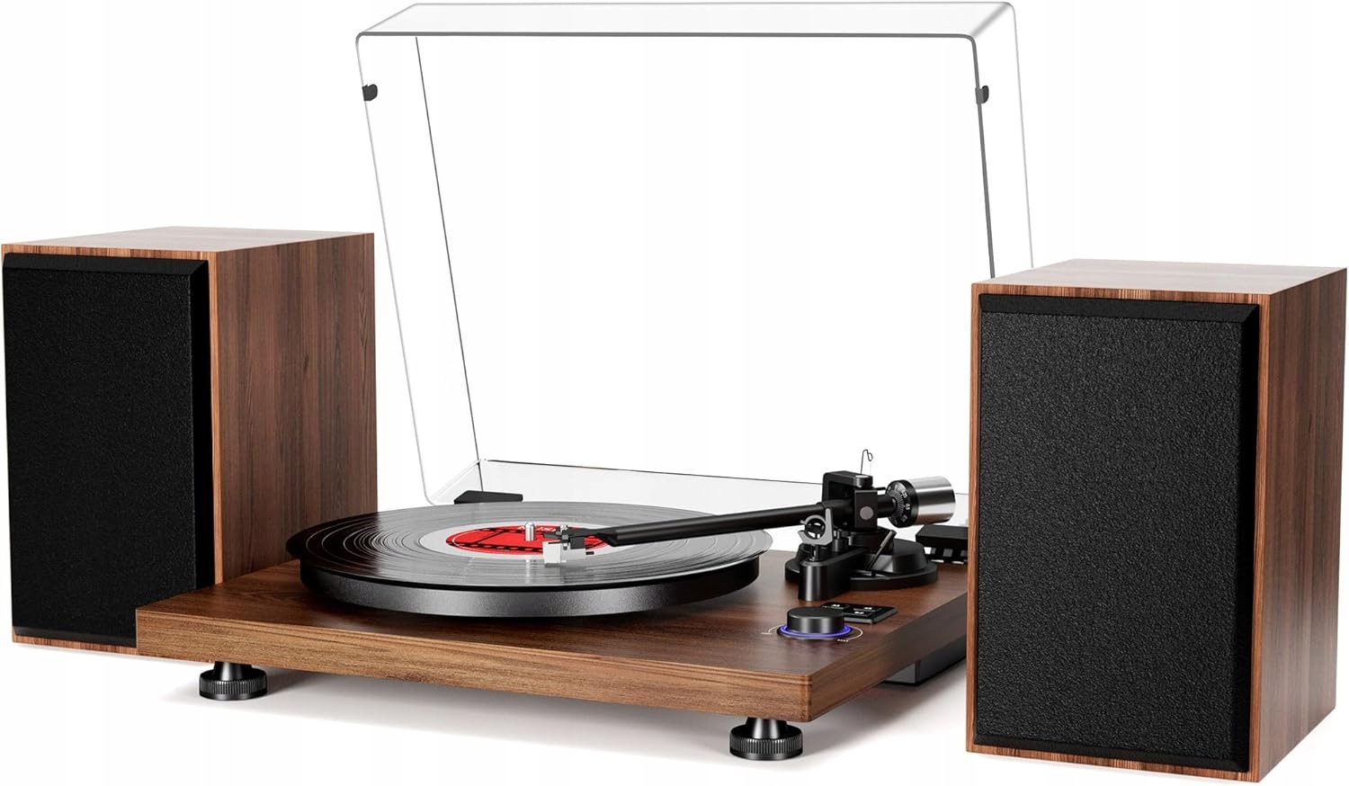Gramofon HiFi Bluetooth Usb głośniki stereo wkład magnetyczny z przeciwwagą