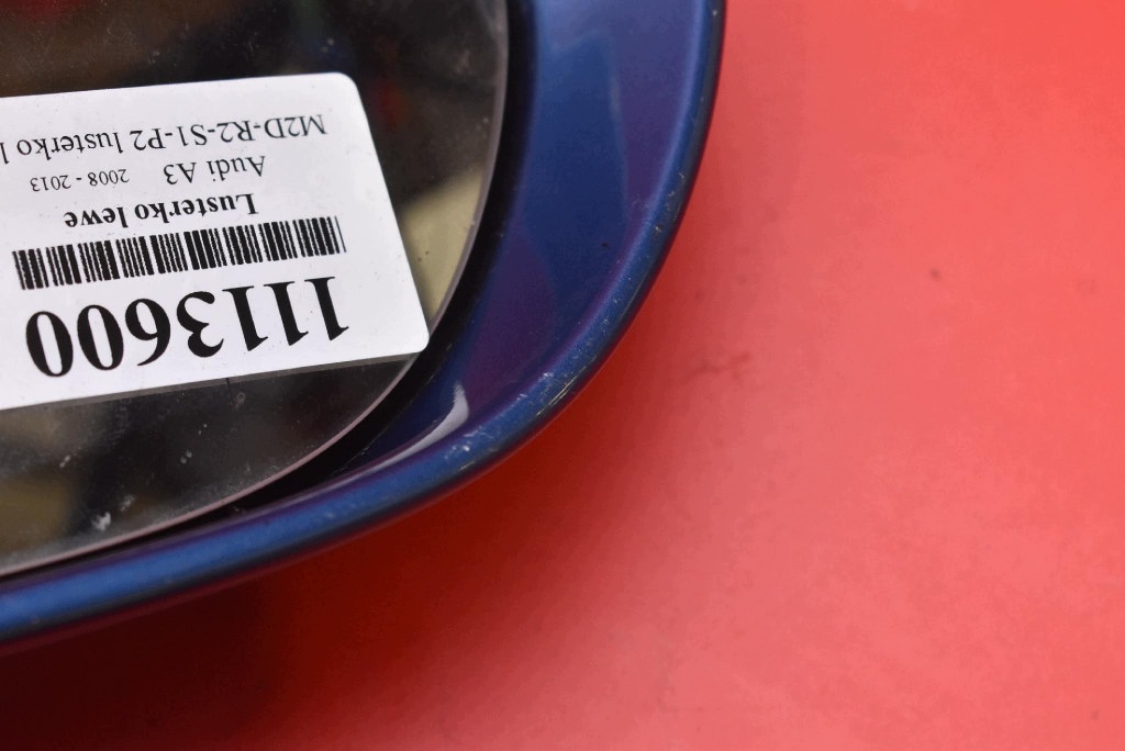 mirror left blue EU 021000 AUDI A3 8P LIFT 08-13 6 PIN