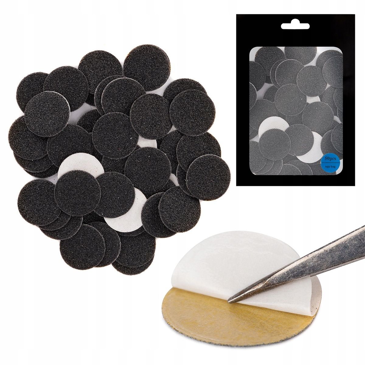 

50x wymienne nakładki tarcze do Pododisk 20mm #240