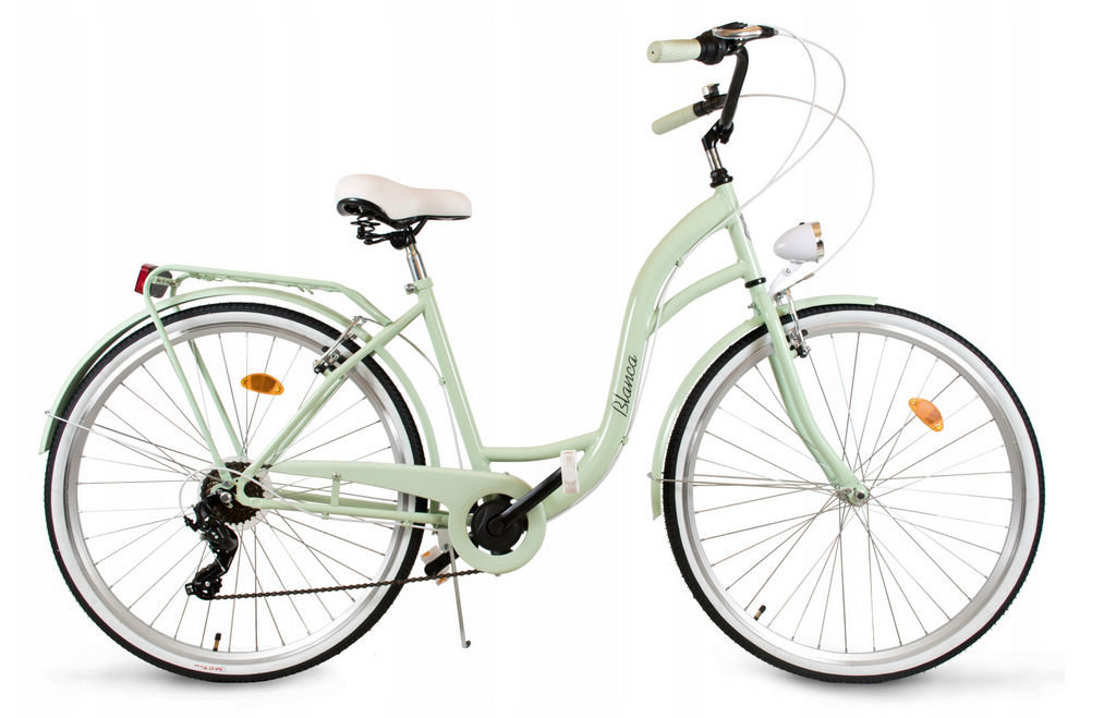 Damski Miejski Rower 26 Damka Eco Kosz Lekki 6B