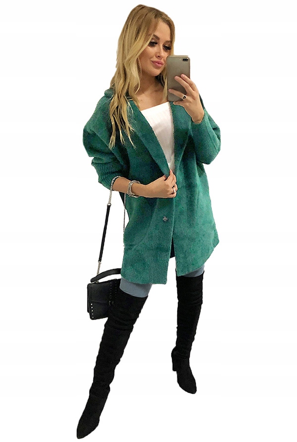 Płaszcz ALPAKI kurtka WEŁNA MODNE KOLORY oversize Marka Katmandi