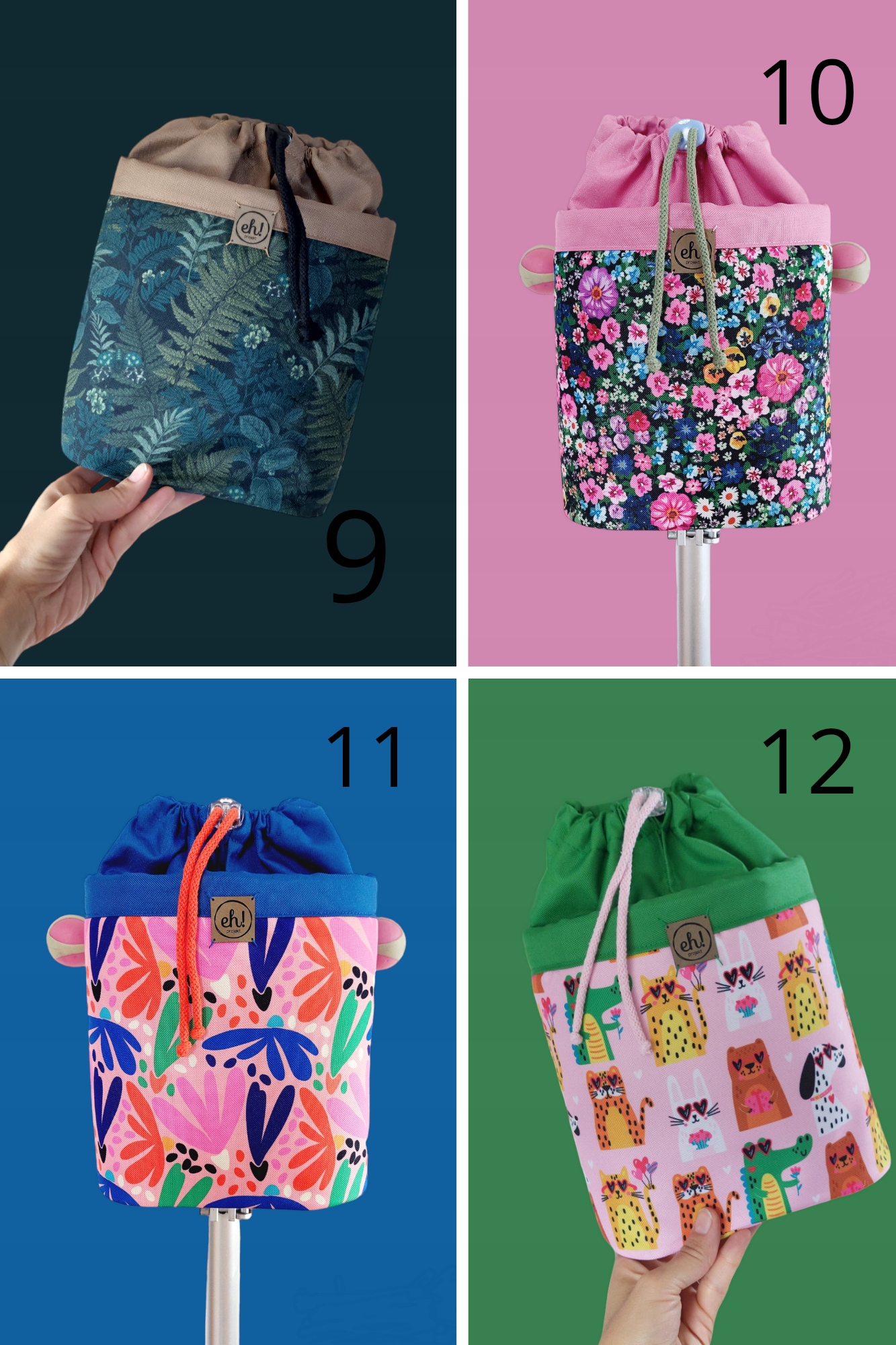 KOSZYK SASZETKA na kierownicę rower HULAJNOGĘ Kolor różowy