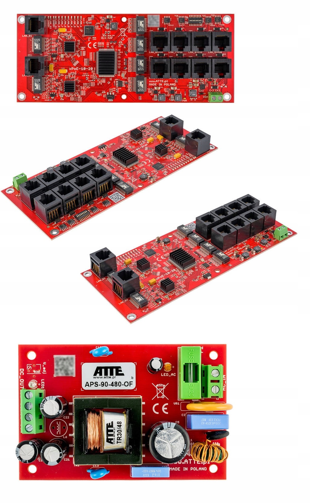 Vonkajší Switch 10-PORTOVÝ Poe IP-8-20-R5U0 Rack