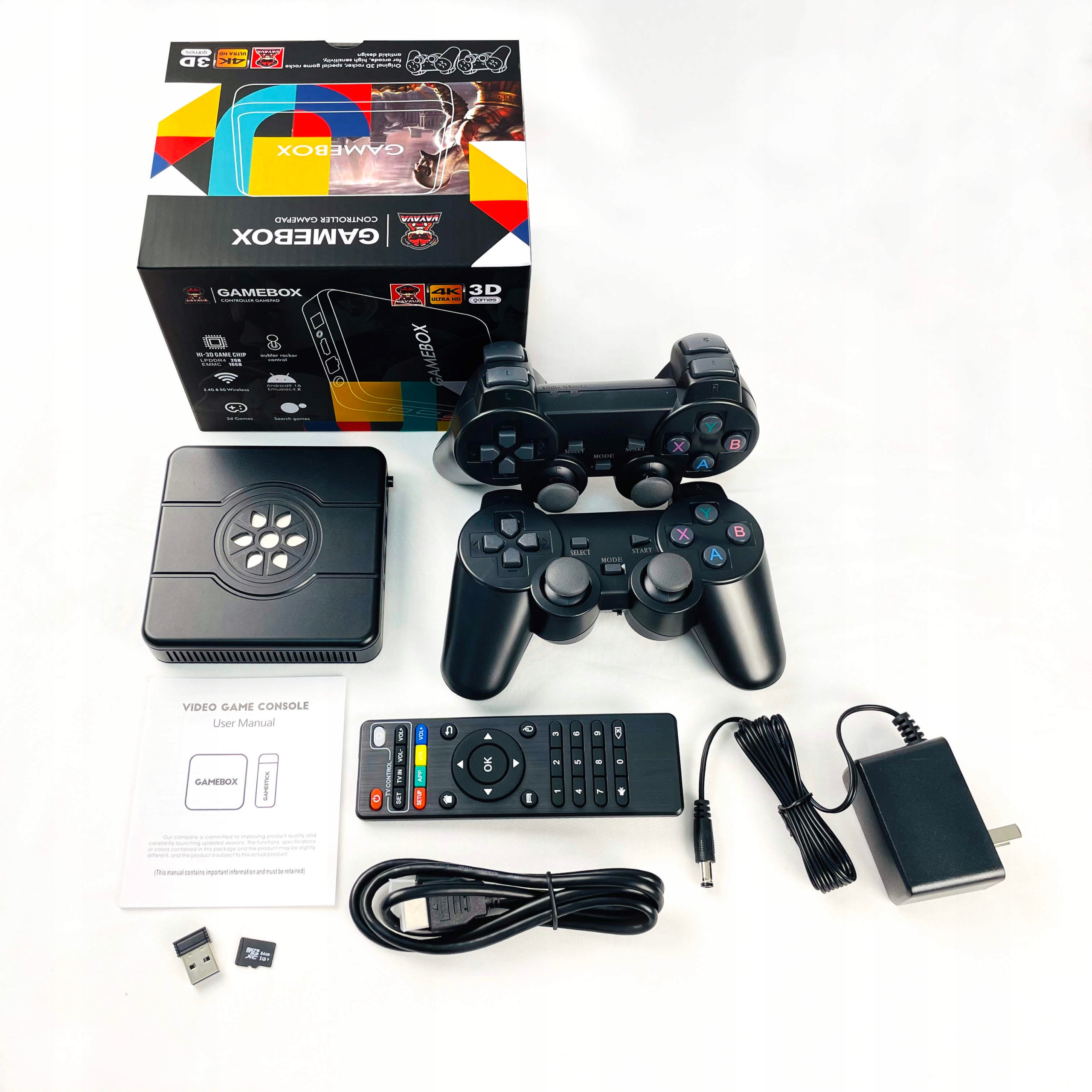 Konsola Retro TV GRA Telewizyjna GameBox GD13 64GB + 35000 gier SMART 2Pady Model GameBox G11 Pro