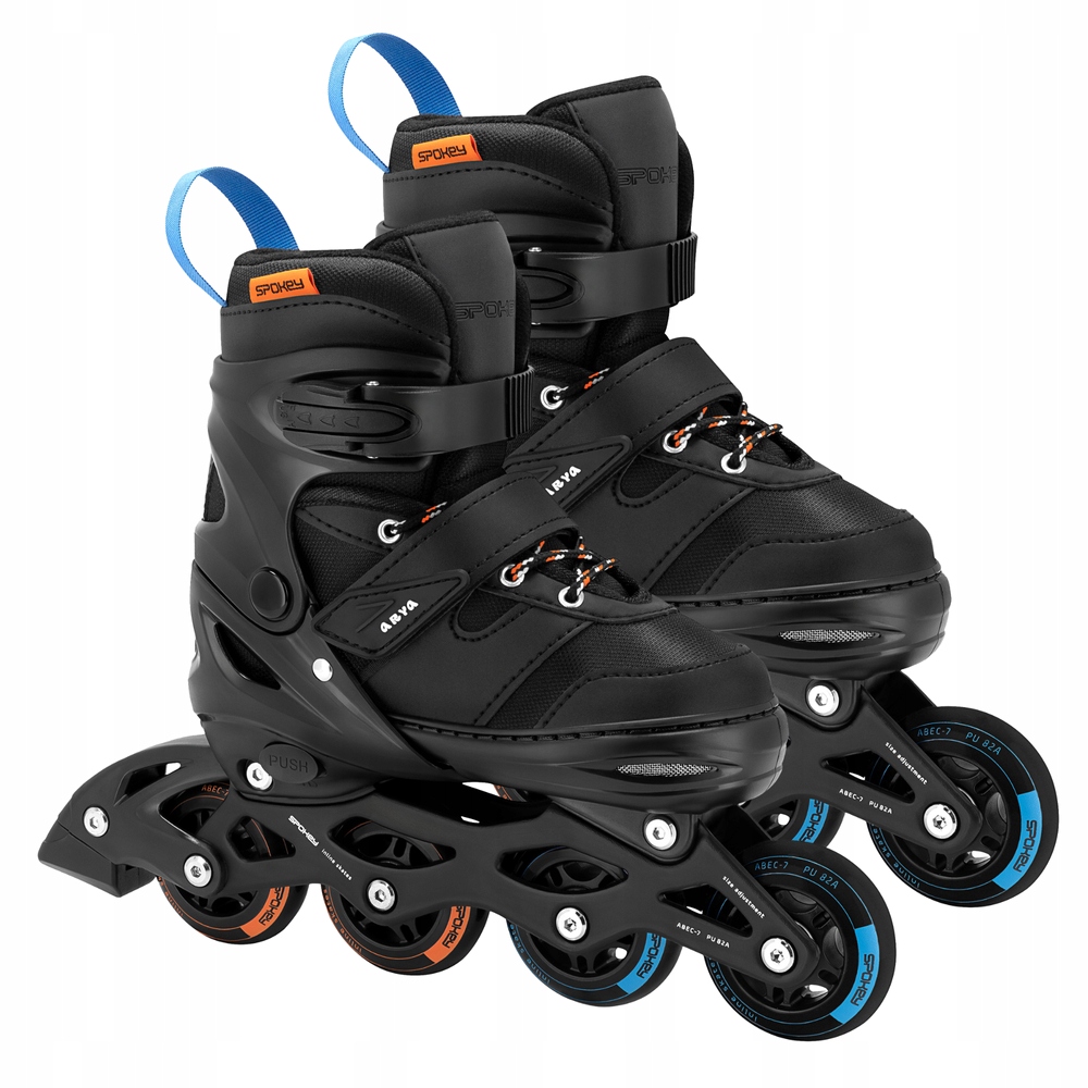 Brusle 2v1 Kolečkové Brusle Nastavitelné rekreační dětské kaučukové kolečkové brusle ABEC-7