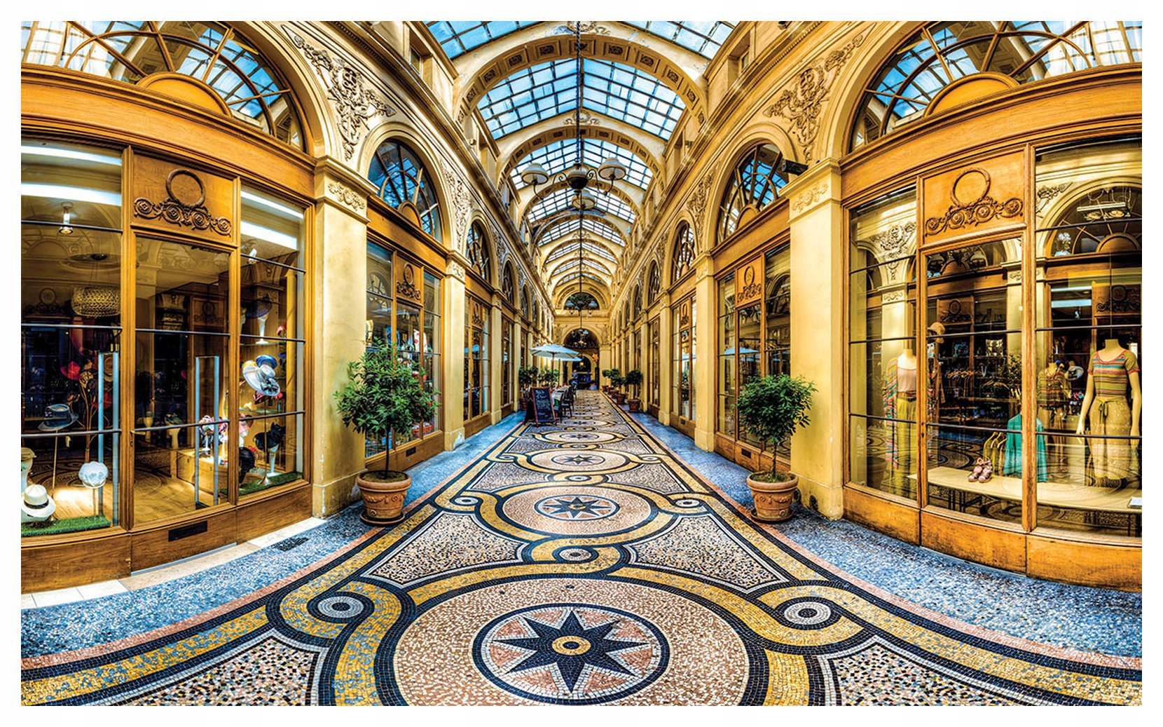 Fototapeta Pasáž Sklenený strop Mestská elegancia Galéria 350x250 lepidlo