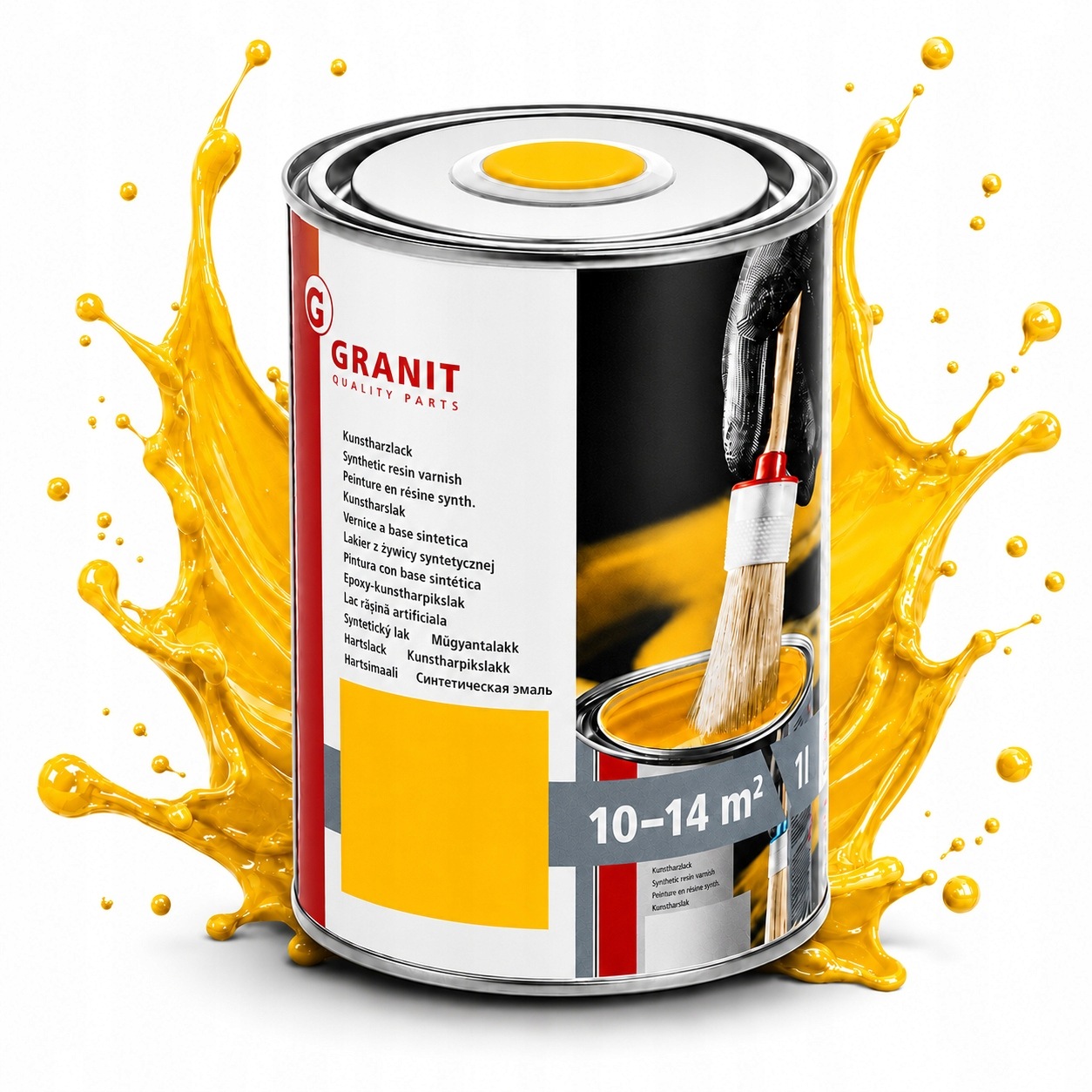 Lakier Żółty Farba Żółta Jcb Ral 1515 1L Granit Nopolux Wilckens