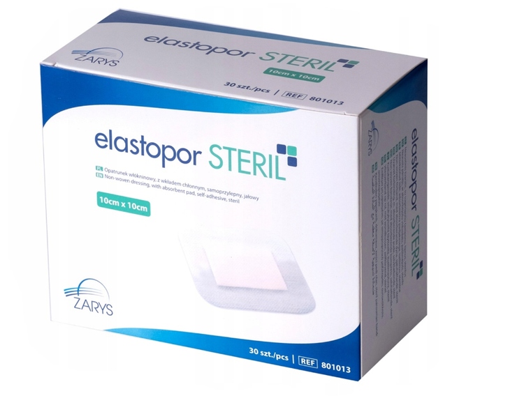

Elastopor Steril 10x10 cm jałowy przylepiec 30 szt
