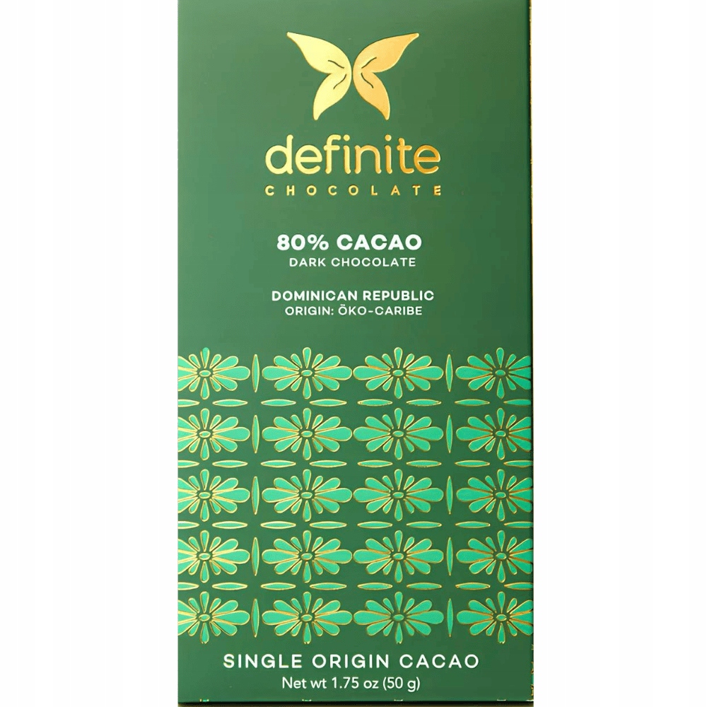Levně 2x Definite tmavá čokoláda 80% 50 g