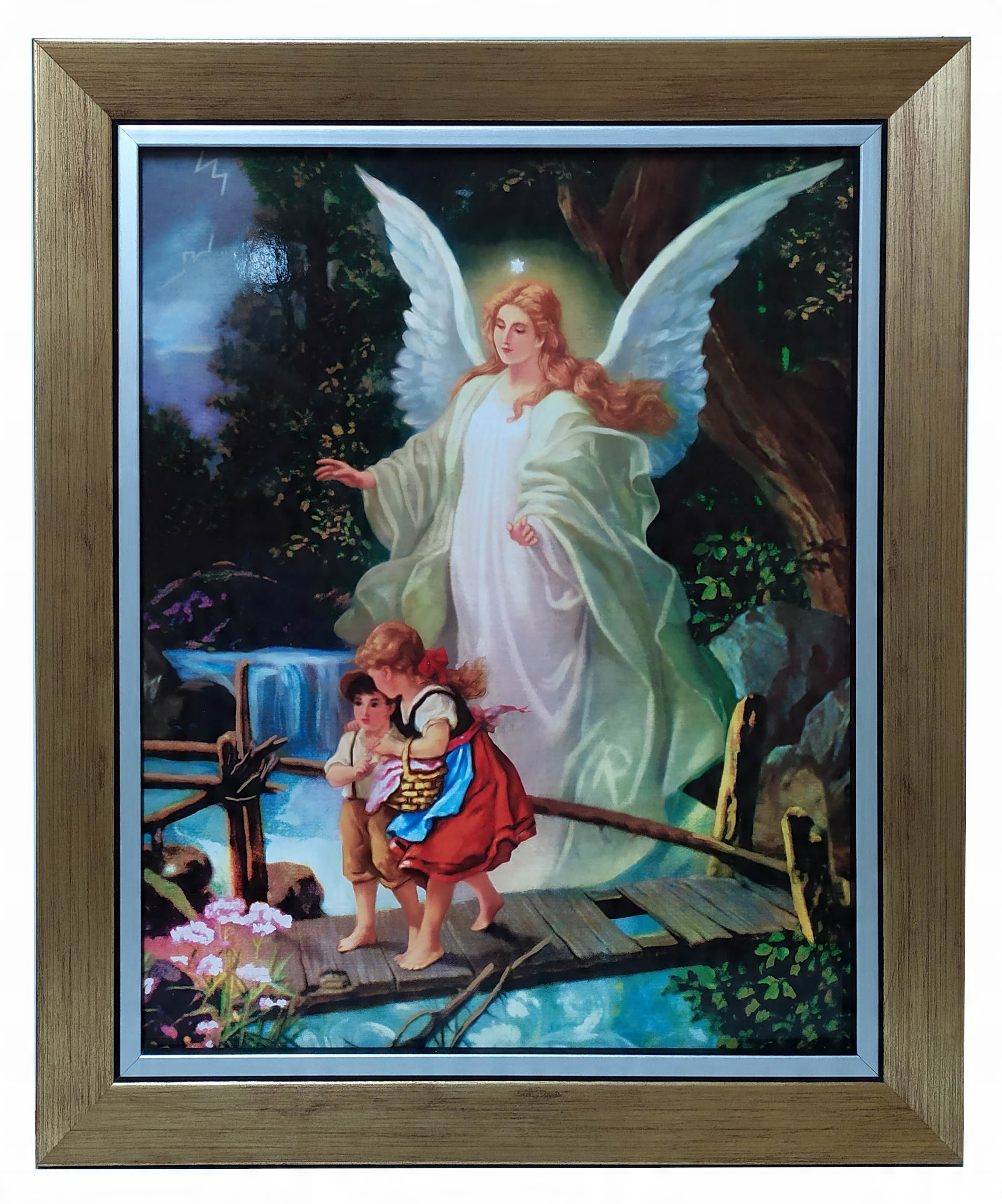 

Święty Obraz 25x30 Aniołka Anioła Stróża Chrzciny
