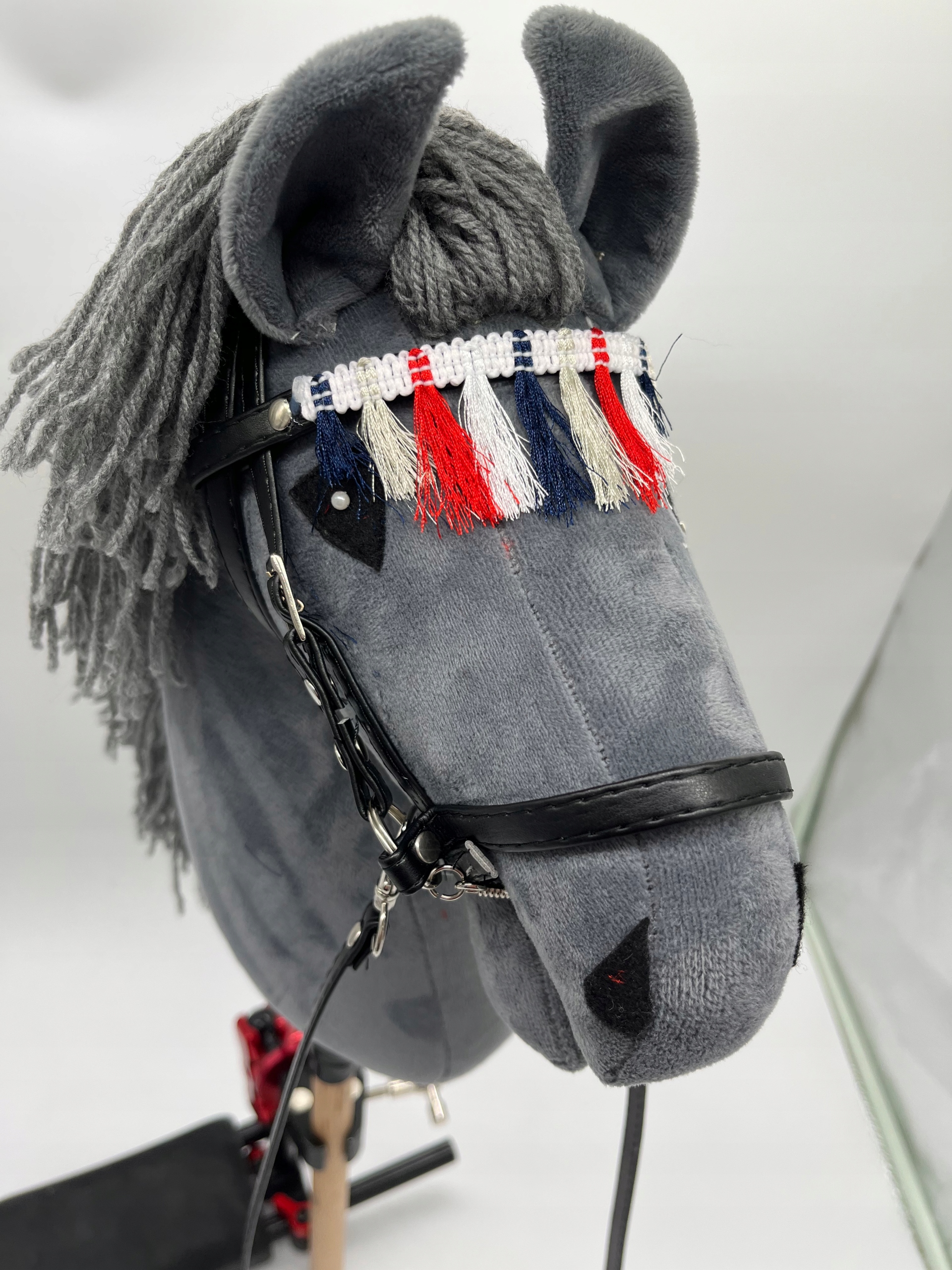 

Ogłowie hiszpańskie z wodzami dla hobby horse