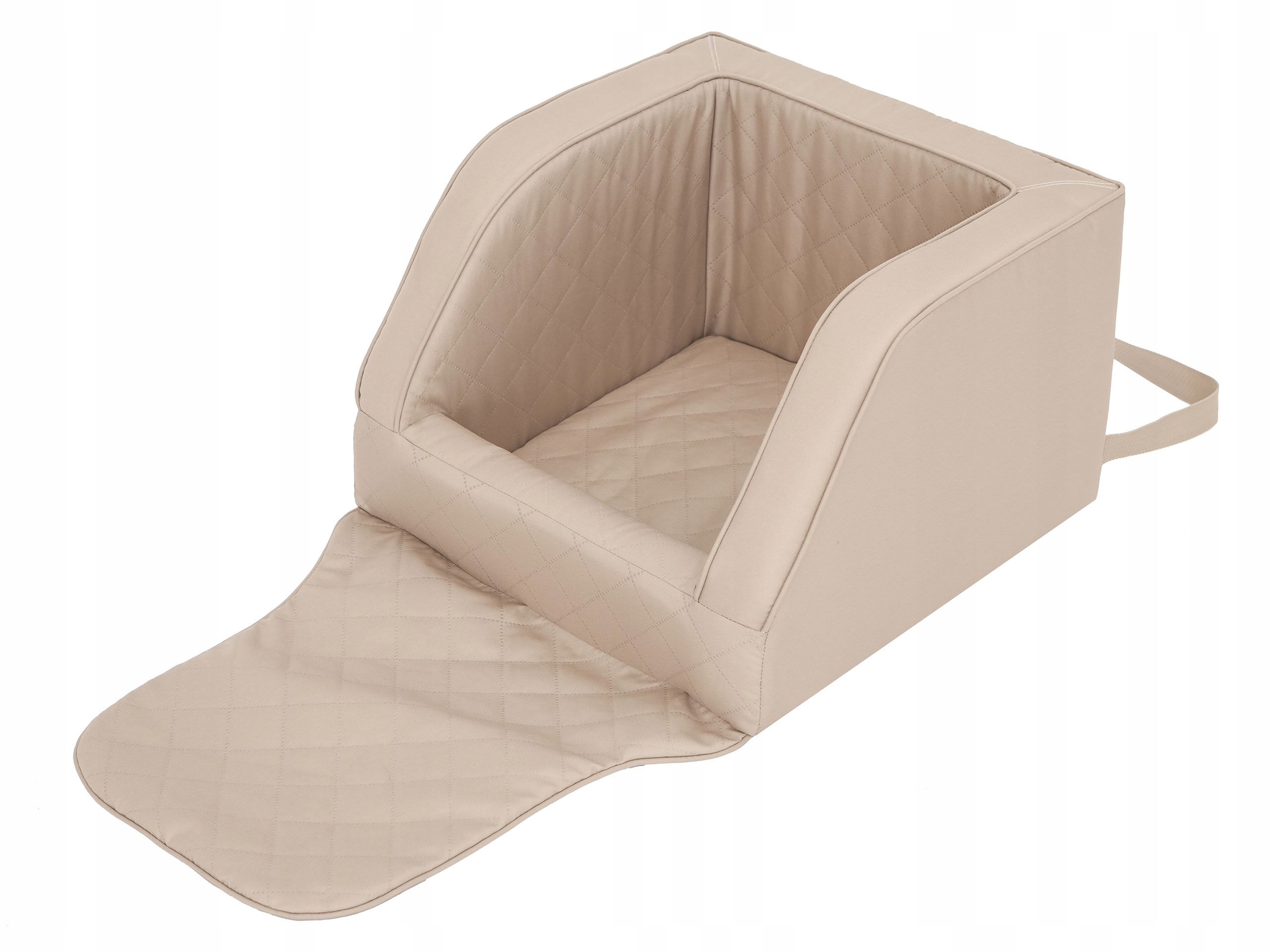 Přepravní sedačka pro psa nebo kočku do auta se zapínáním 46 x 46 cm