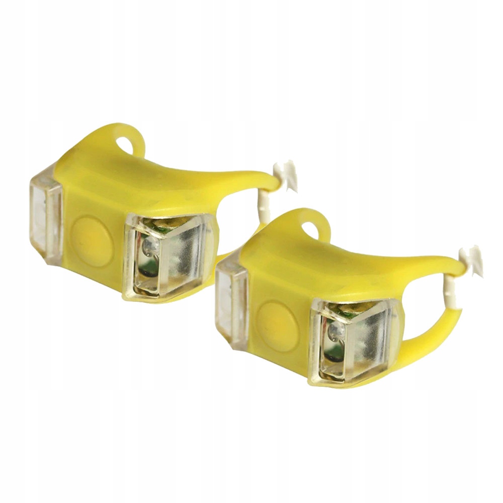 

Lampki rowerowe Meilong HL-009 silikonowe żółte