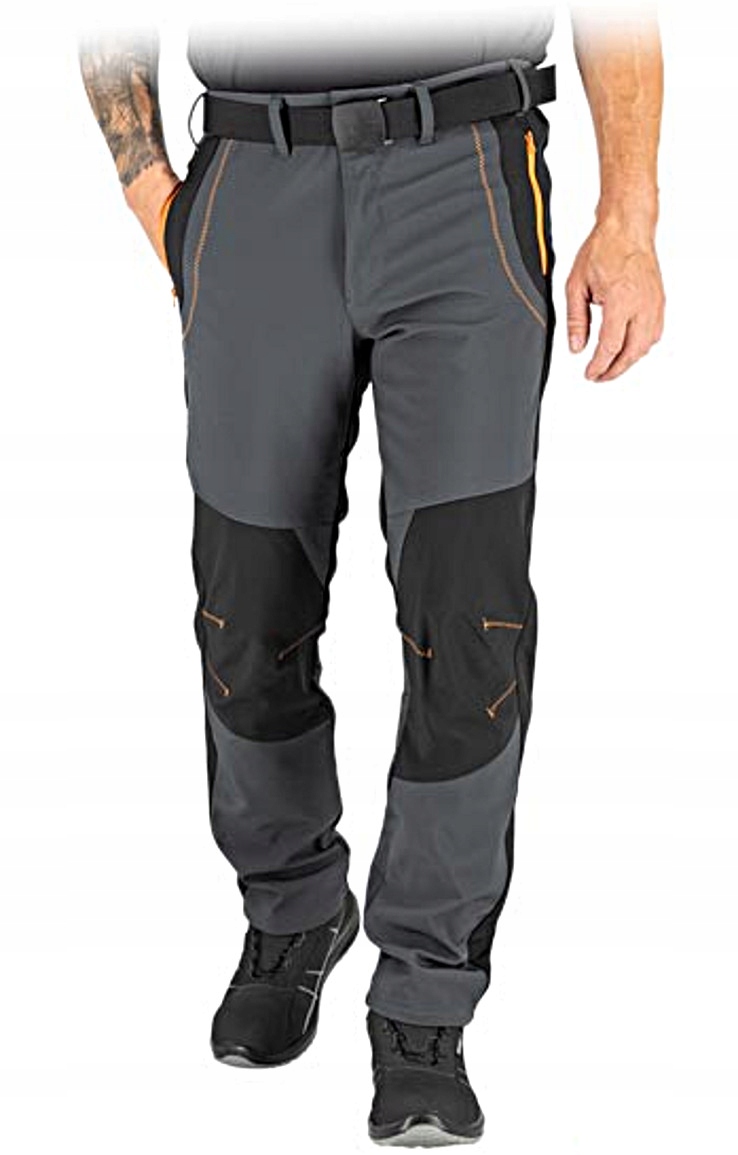 Spodnie robocze do pasa Trójwarstwowa tkanina Softshell Stretch 310g/m² R52