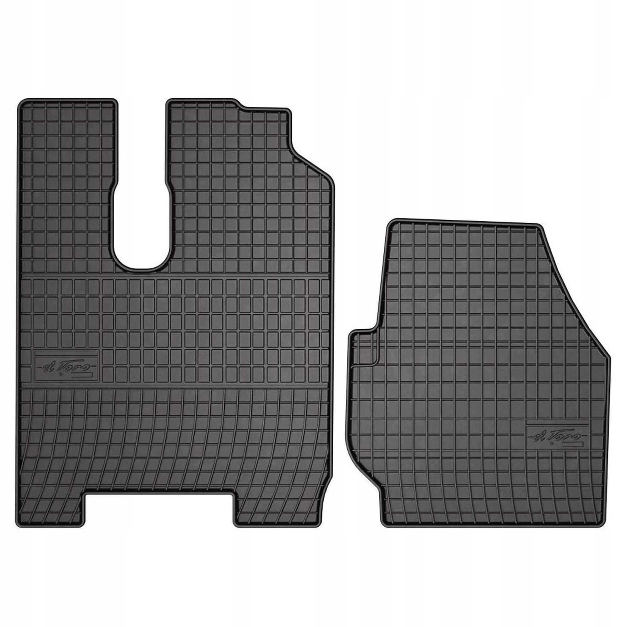 Dywaniki gumowe czarne Mercedes Actros Mp3 2008-2