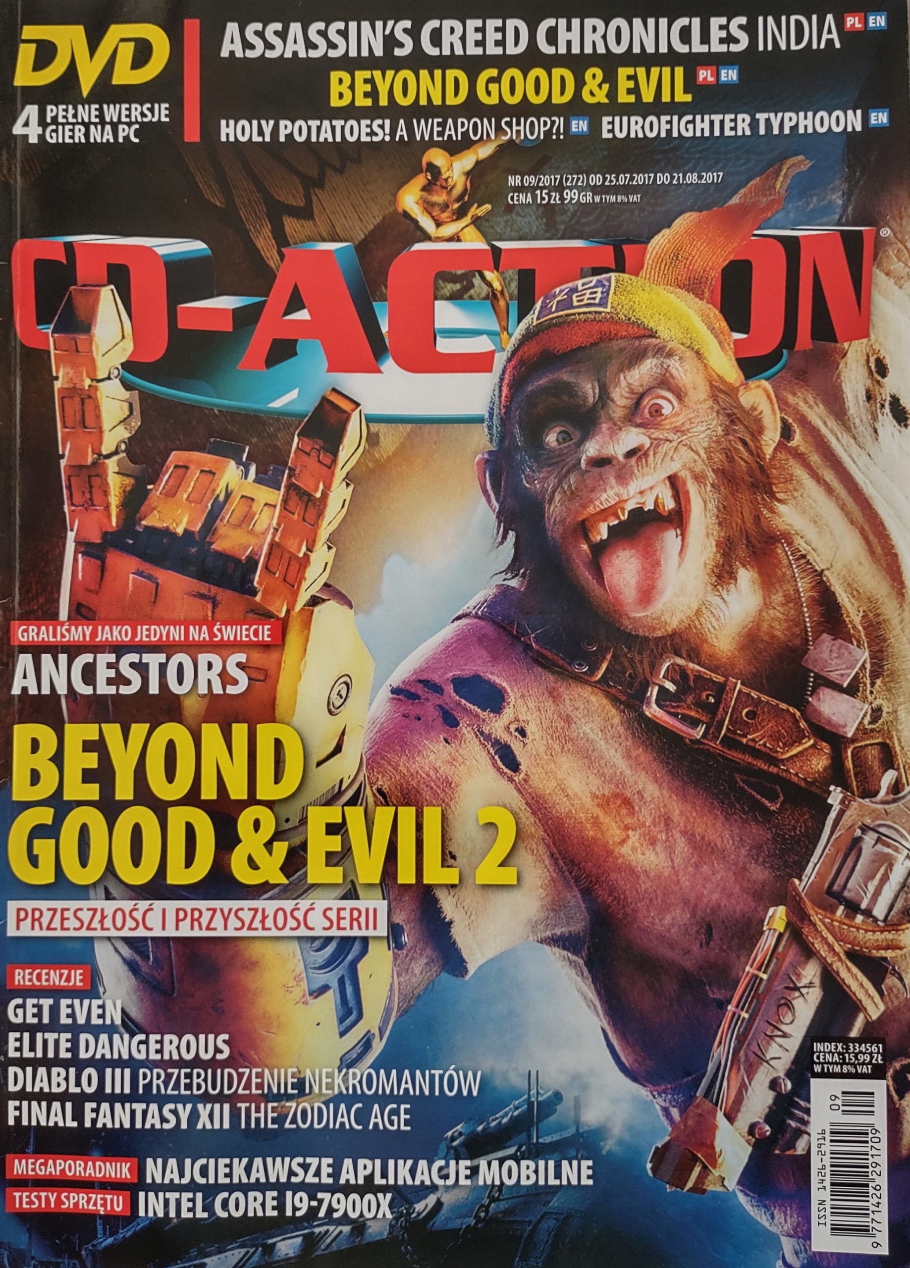 CD-Action 9/2017 płyty DVD